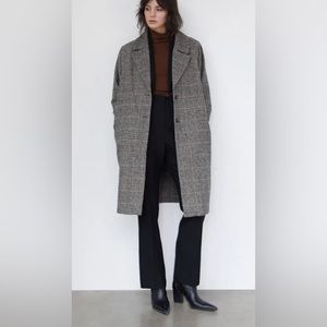 NWOT Oak + Fort Houndstooth Coat